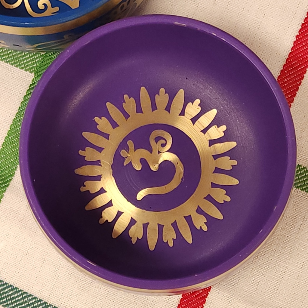 [10286] Brass 4" Chakra Singing Bowls (Root)