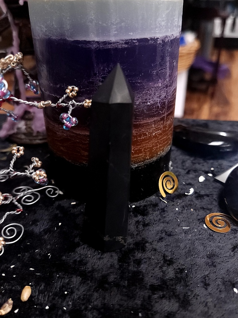 Shungite Crystal Tower 83mm
