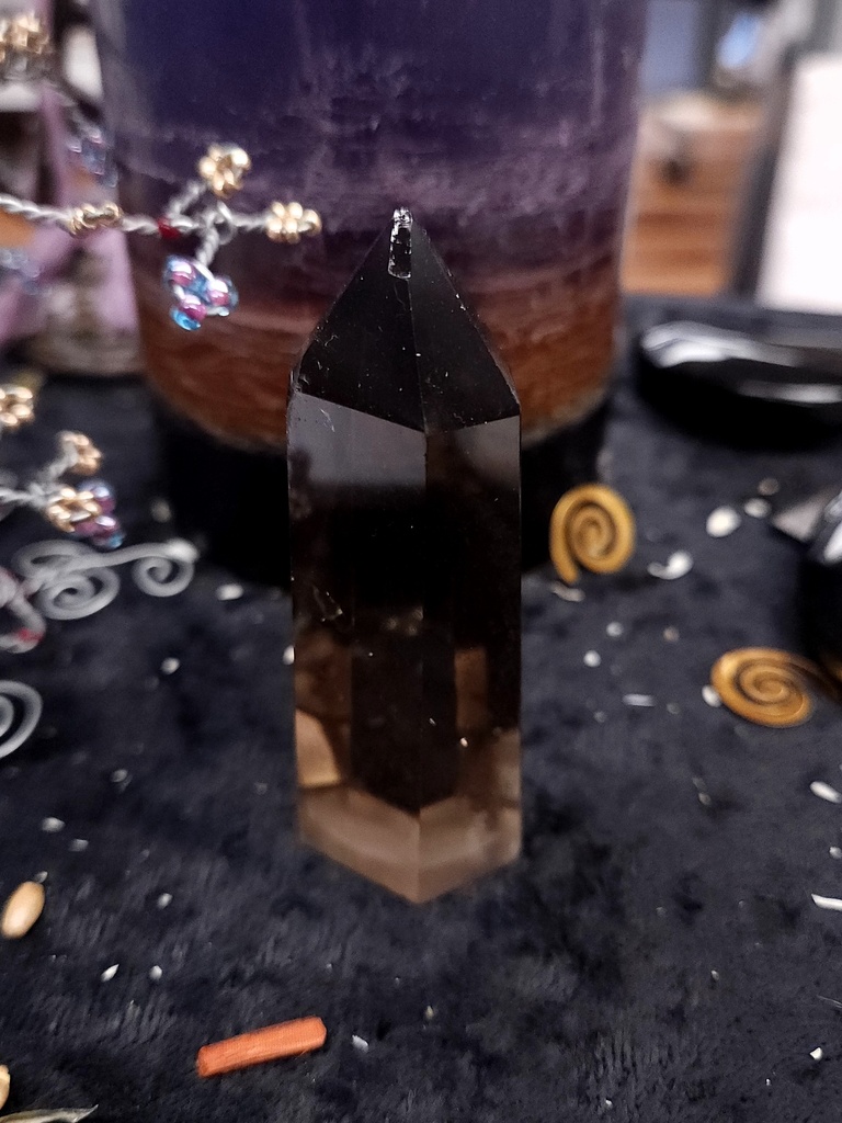 Smoky Quartz Crystal Tower 71mm