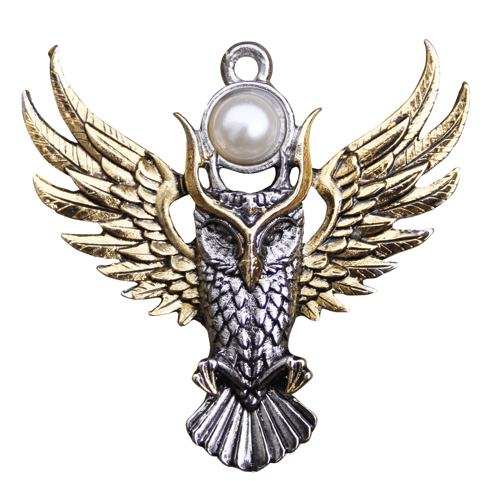 [54150422184] Owl of Athena Pendant
