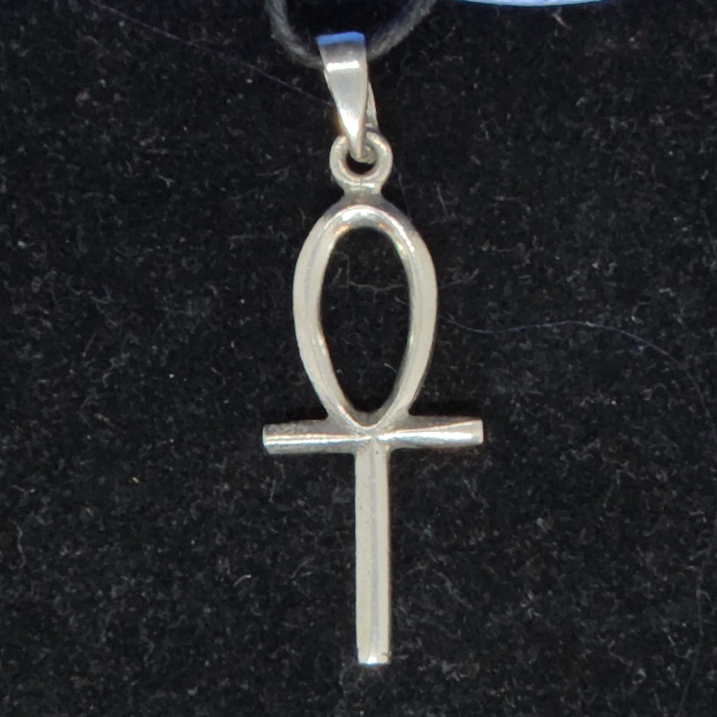 [4215131315288] Pewter Ankh Necklace