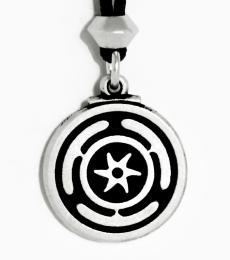 [11701] Wheel of Hecate Necklace
