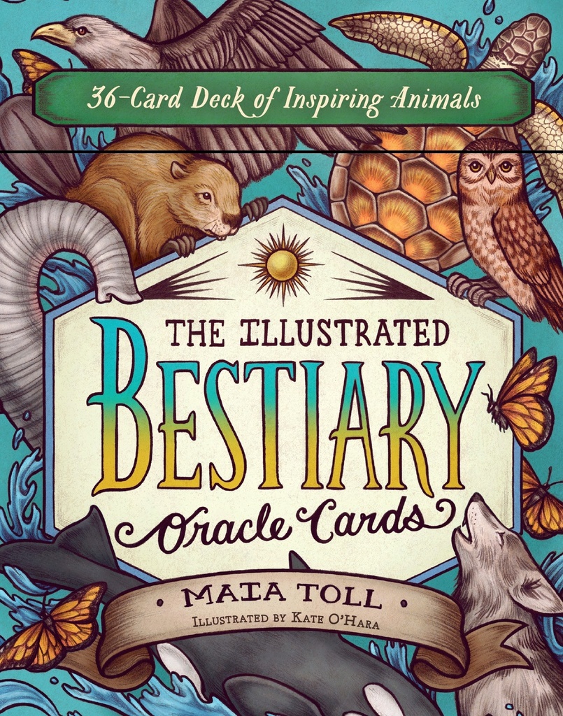 [4810864861] The Illustrated Bestiary Oracle Cards by Maia Toll and Kate O'Hara