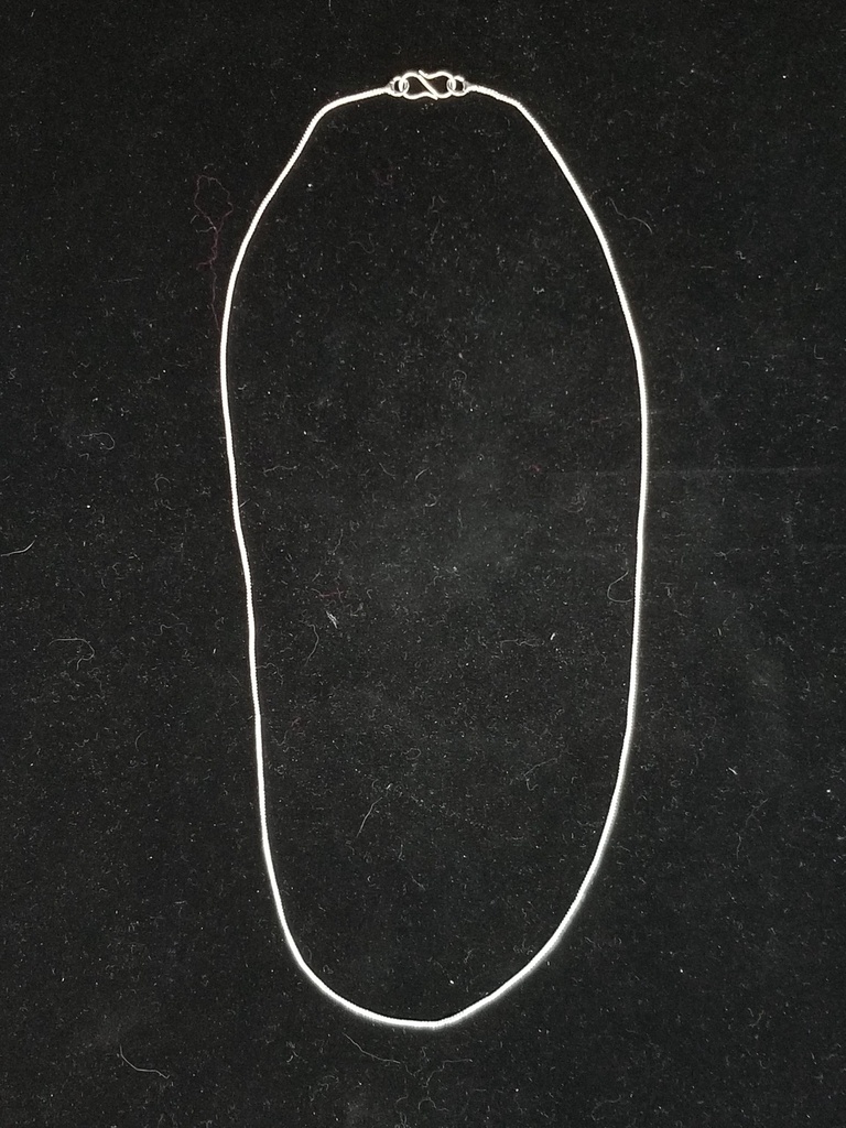 [3215060824] 24" Silver-Tone Chain