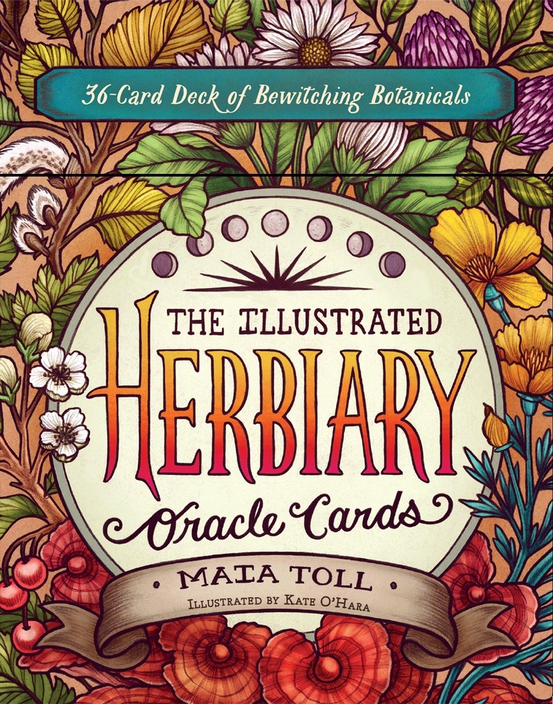 [4810864854] The Illustrated Herbiary Oracle Cards by Maia Toll and Kate O'Hara