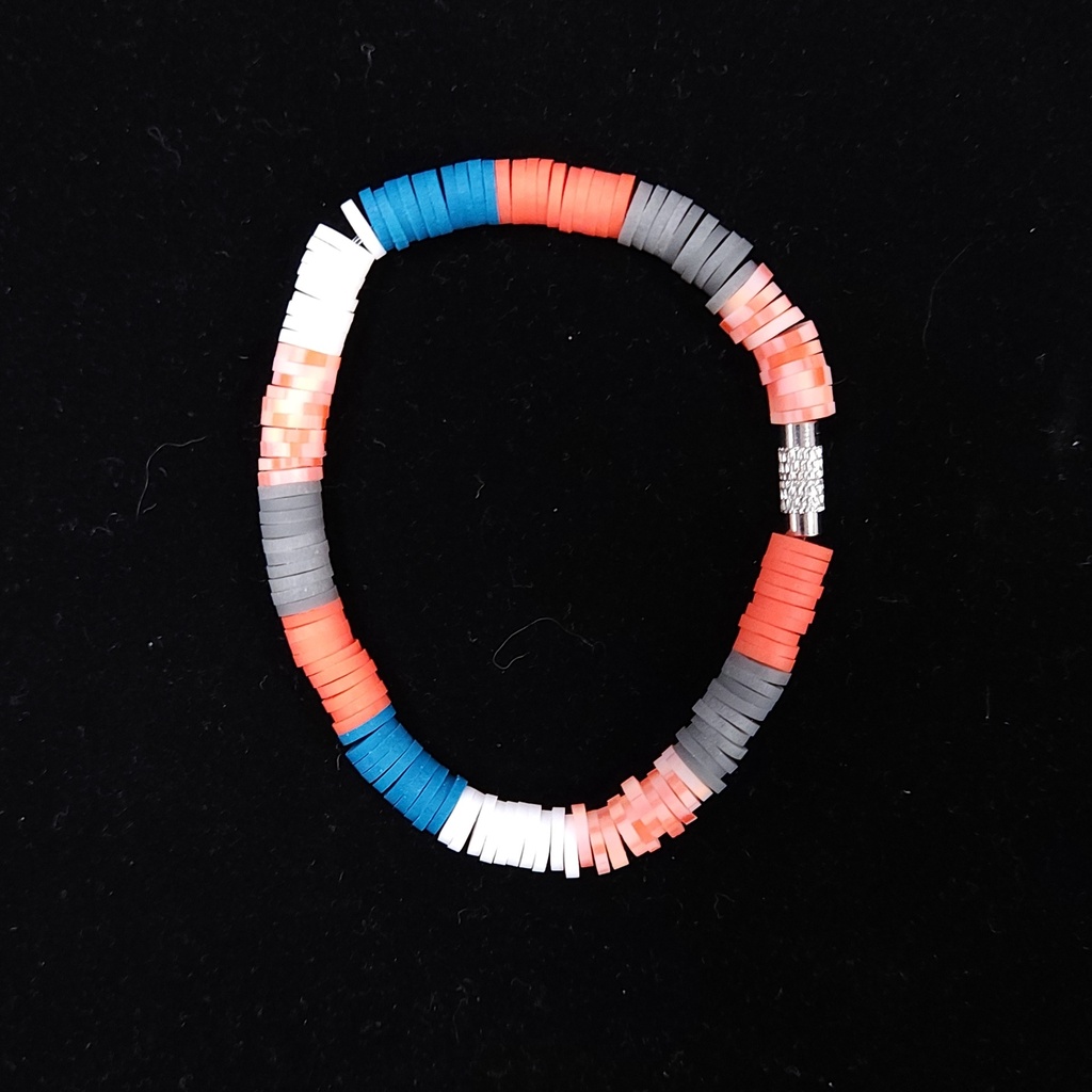 Orange and Blue Bracelet