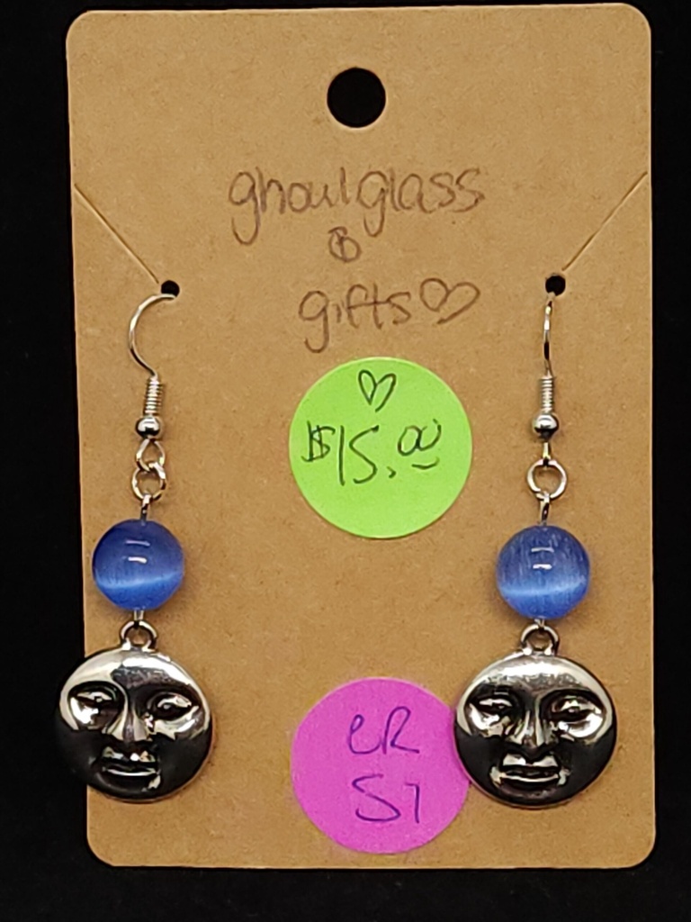 Periwinkle Moon Earrings (ER51)