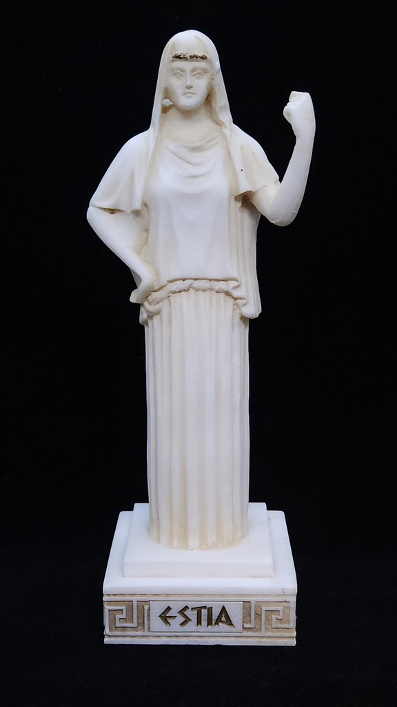 [0513036564] Hestia in Alabaster & Gold